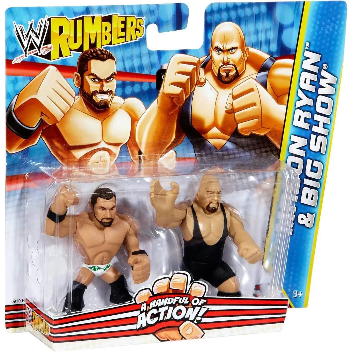 WWE - Mason Ryan & Big Show Action Figures - Mattel - WWE Rumblers Series