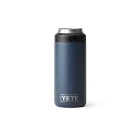 Yeti Rambler 12oz Navy Slim Can Cooler