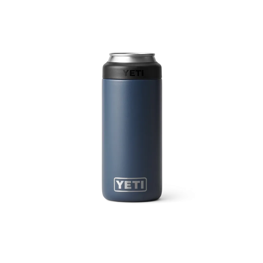 Yeti Rambler 12oz Navy Slim Can Cooler