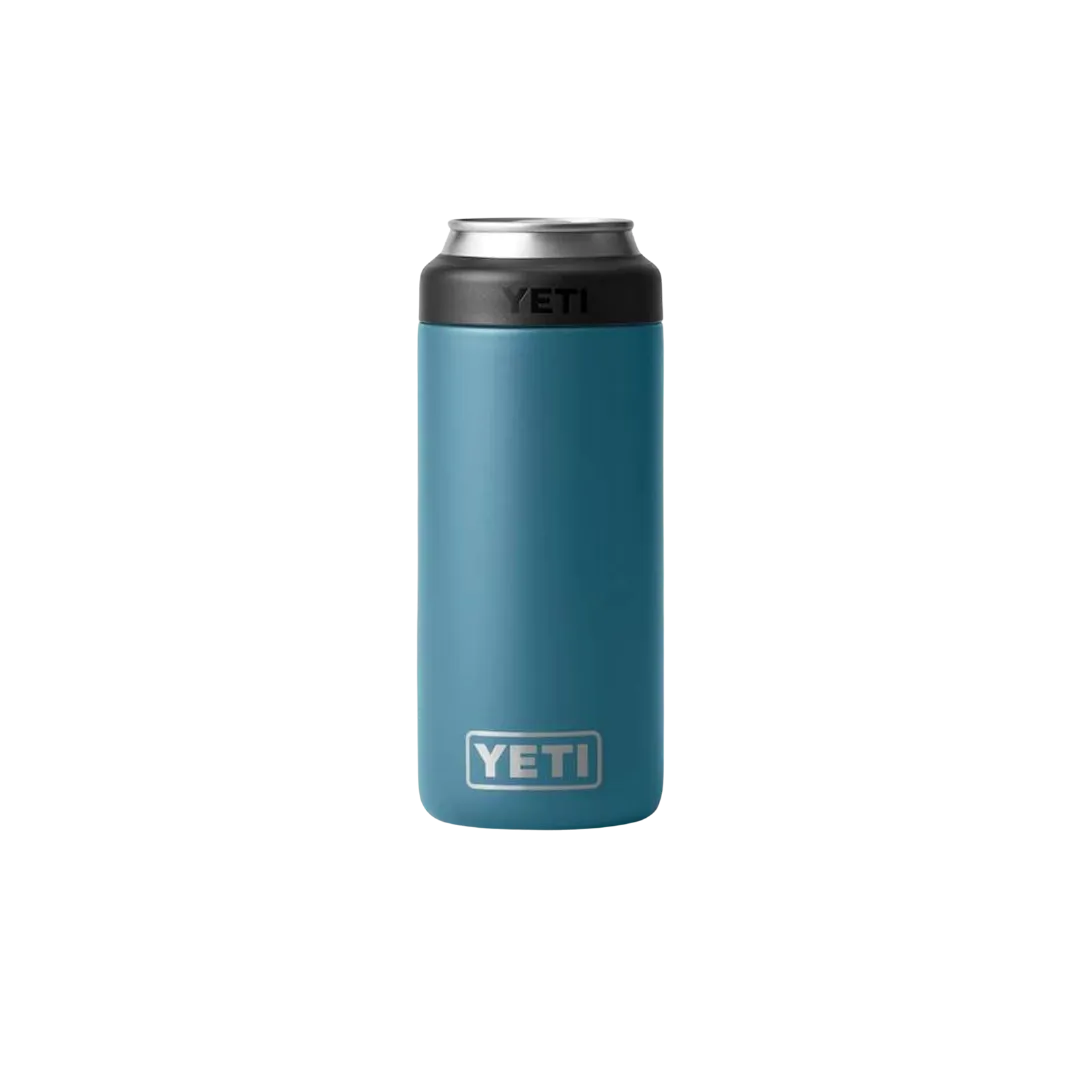 Yeti Rambler 12oz Nordic Blue Slim Can Cooler