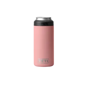 Yeti Rambler 12oz Sandstone Pink Slim Can Cooler