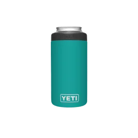 Yeti Rambler 16oz Aquafer Blue Tall Can Cooler