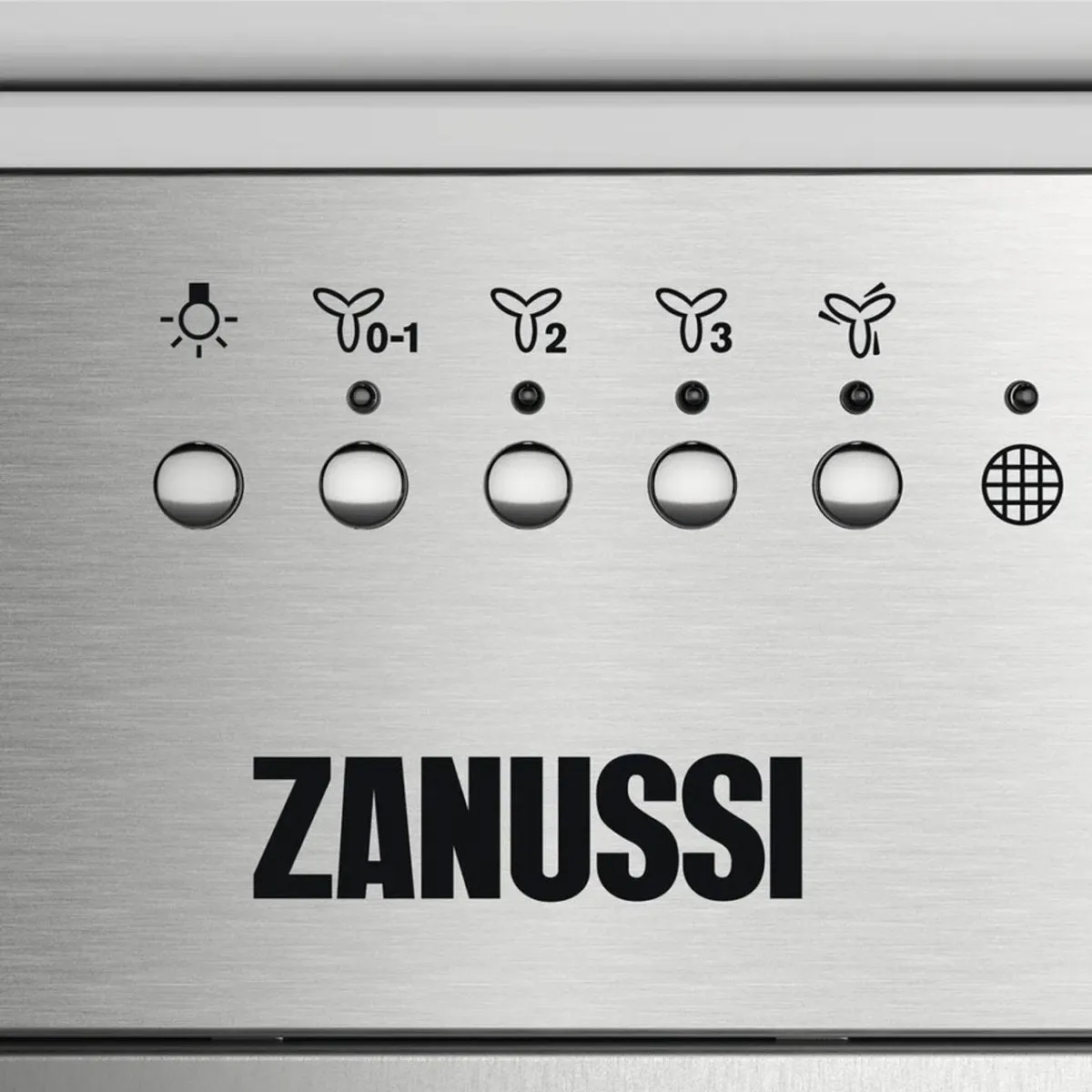 Zanussi ZFG816X Canopy Cooker Hood, Stainless Steel, C Rated